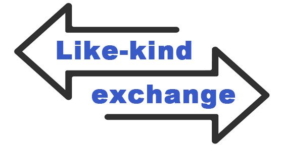 words like-kind exchange in framed arrows pointing opposite directions | Basic Rules of a "Like-Kind" (1031) Exchange | Dalby Wendland & Co. | CPAs and Business Advisors | Grand Junction CO | Glenwood Springs CO | Montrose CO  